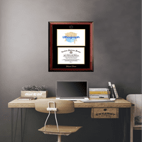 Apalačko državno sveučilište 8,5 11 okvir za diplomu sa zlatnim utiskivanjem i litografijom slika kampusa