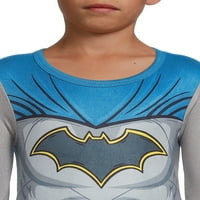 Batmanov kostim za dječake u pidžami, 2 komada, veličine 4-10