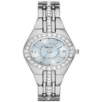 Relic by Fossil Women's Queen's Court Silver and Blue Watch
