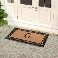 A1HC guma i jaka teška dužnost nedirljivi Monogrammed g DoorMat 24 x48