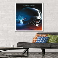 Zidni plakat kolaža Ratovi zvijezda: Obi-Van Kenobi-Darth Vader, 22.375 34 uokviren