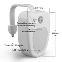 LED toaletna noćna svjetlost, senzor pokreta za toaletni noć