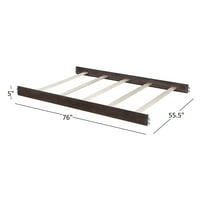 Oxford Baby Coull Bed Conversion komplet za HARPER 4-in-konvertibilni krevetić, espresso