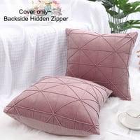Jedinstvene ponude za geometrijske jastuke za bacanje pokriva ružičasta 18 x18