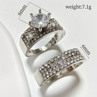 Ženski Odvojivi dijamantni prsten za vjenčanice za djevojčice
