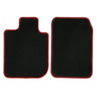 Ram Pickup Black s Crvenim ivice tepiha prostirki za podne prostirke, prilagođeni prikladni za 2011., 2012, 2013, 2014, 2015, ,