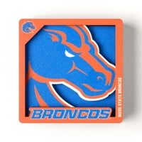 YouthEfan NCAA Boise State Broncos 3D serija logotipa Magnet