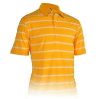 Muška polo majica za golf s prugastom teksturom 3625