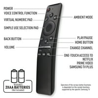 Universal Samsung zamjenska Bluetooth glasovna kontrolirana televizija daljinski, Netflix, Prime Video, Sound Bar