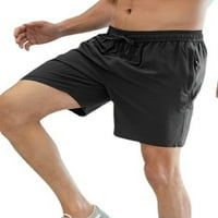 Muške fitness hlače klasičnog kroja, Ležerne ljetne kratke hlače s vezicama, široka odjeća za plažu s džepovima
