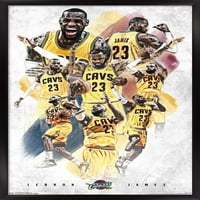 Cleveland Cavaliers - Zidni plakat LeBrona Jamesa, 14.725 22.375