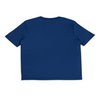 Athletic Works Boys Active Solid & Graphic Majica s kratkim rukavima, 3-pak, veličine 4- & Husky
