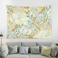 Cvjetna tapiserija, Botanički tiskana tapiserija, tapiserija za posteljinu, zidna tapiserija