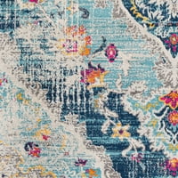 Umjetnički tkalci floransa orijentalni trkač prostirka, plava, 2'7 12 '