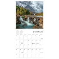 Zidni kalendar s mjesečnim prikazom američkih pejzaža za 16 mjeseci iz izdavačke kuće mn, 12 12