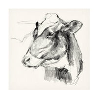Jennifer Puckstone Parker portretna skica Holstein-a ulje na platnu