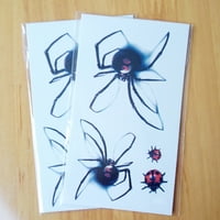 Listovi od 3 inča razni pauci vodootporne naljepnice za privremene tetovaže na rukama izgledaju stvarno i dugo traju