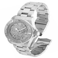 Ženski satovi od 22706 srebrnog sjajnog sata od nehrđajućeg čelika