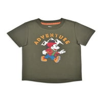 Majica kratkih rukava za dječake i djevojčice s Mikijem Mouseom