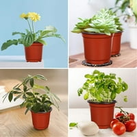 ; Plastične posude za sadnice biljaka s drenažnim rupama, plastične posude za sadnice za višekratnu upotrebu, posuda za cvjetne biljke