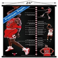 Michael Jordan-Zidni plakat s magnetskim okvirom