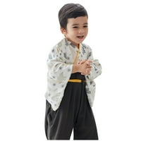 _ / proljetno-ljetni kimono kombinezon s dugim rukavima u japanskom stilu za dječake