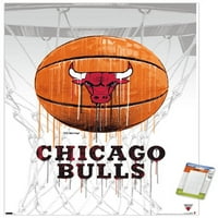 Zidni plakat Chicago Bulls-kapanje košarke, 14.725 22.375