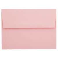 Omotnice za pozivnice od papira a, pastelno ružičaste, 4. 6.5, pakiranje od 1000 komada