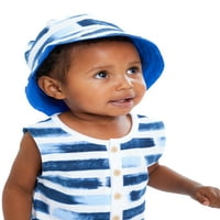 Wonder Nation Baby and Toddler Boys romper i šešir, 2-komad, veličine 12m-5T