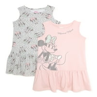Minnie Mouse Baby and Toddler Girls 'Tank haljina, 2-pack, veličine 12m-5T