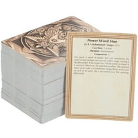 Kartice s čarolijama-kompatibilne s 5-om-špilovi s kratkim opisom sposobnosti klase - džepne kartice-pribor za igrače uloga - pribor