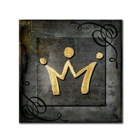 Likovna umjetnost s potpisom Grunge Gold Corona na platnu iz MIB-a