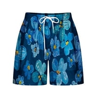 Bermudske kratke hlače za žene, ljetne Ležerne kratke hlače za plažu s printom na vezice, ženski ljetni trendovi