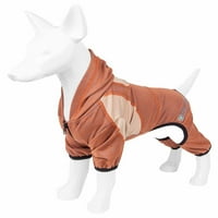 Džemper za joge za pse s kapuljačom Pet Life ® Active 'Fur-Breeze' srednje težine, растягивающийся u 4 strane na cijelo tijelo
