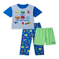 Dječački pidžama Set od 3 komada, veličine 6-12