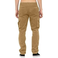 Muške hlače muške baršunaste hlače u japanskom retro stilu, široke Ležerne kratke hlače, radne zaštitne Kaki hlače u HDZ-u