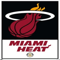 Miami Heat - zidni poster s logotipom, 22.375 34