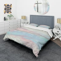 DesignArt 'Metallic Shabby Pink I' Shabby Duvet Cover Set