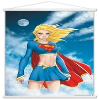 Zidni poster stripa-Supergirl - oblaci u drvenom magnetskom okviru, 22.375 34
