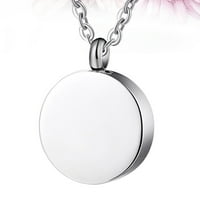 Urna s privjeskom za otvaranje okrugla bočica parfema Privjesci pribor za izradu nakita od nehrđajućeg čelika poklon za poklon za