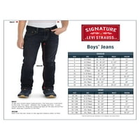 Potpis Levi Strauss & Co. Boys Skinny Fit Jeans Veličine 4-18