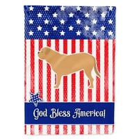 53370 američka zastava s Bordo Patriot Dogom veličina vrta mala, višebojna
