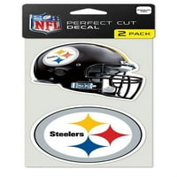 Pittsburgh Steelers Službeni NFL Svaki naljepnica za izrezivanje automobila od strane Wincraft - Generic Brand
