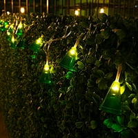 LED vijenci dugi 9,84 metra, načini rada, ukras za proslave, zabave, vjenčanja, pergole, pergole, kriptonski zeleni konus
