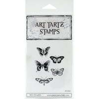 Art Tartz Specing gumene markice 3 x3.5 -set leptira, PK 2, Parahute od papira