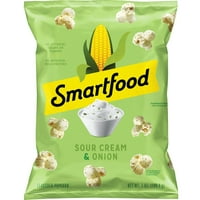 Smartfood, kiselo vrhnje i luk aromatizirane kokice, Oz torba