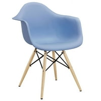 Klasična stolica za blagovanje u svijetloplavoj boji