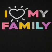 Ganimals bebe djevojčice 'srce mi obiteljska grafička majica s kratkim rukavima