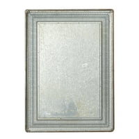Zidno ogledalo od 31 43 u zamršeno izrezbarenoj smeđoj boji