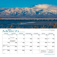 Mjesečni mini zidni kalendar izdavačke kuće u Mumbaiju, divlja i slikovita država Utah